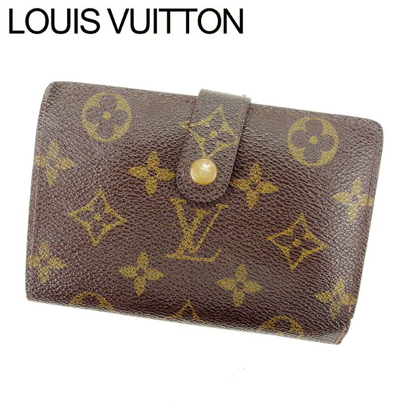 Louis Vuitton Monogram Porte Canvas Bifold Monnaie Brown Wallet - Picture 1 of 6